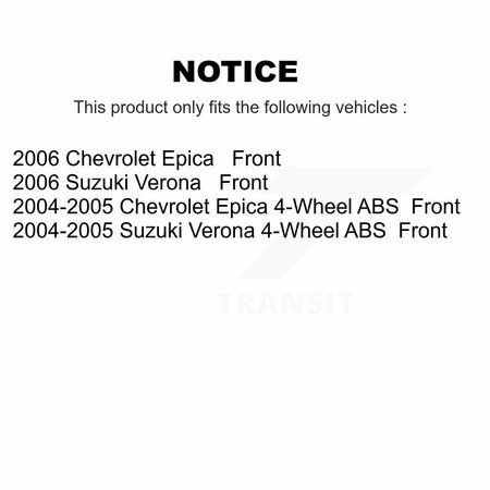 Kugel Front Wheel Bearing Hub Assembly For Suzuki Verona Chevrolet Epica 70-513250